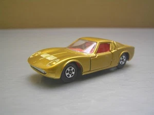 Matchbox Superfast MB33 Lamborghini Miura P400 rare red interior NM+ Condition - Picture 1 of 7