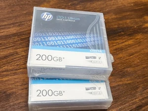 2 x HP LTO-1/Ultrium-1 Data Tape/Cartridge 200GB C7971A NEW - Picture 1 of 2