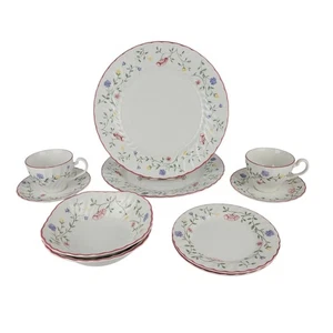 Menge 10 Johnson Brothers Sommer Chintz je 2 Abendessen Brot Müsli Tasse Untertasse - Bild 1 von 7