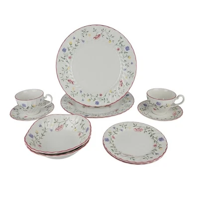 Lote de 10 Johnson Brothers Summer Chintz 2 cada cena pan cereal taza platillo Foto 1 de 4