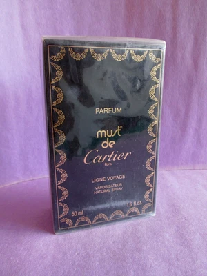 Must de Cartier 1980s Vintage Ligne Voyage Pure Perfume Spray 50ml 1.6 oz Sealed - Image 1 of 4
