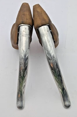 PALANCAS DE FRENO SHIMANO BL-Z304 VINTAGE NO AERODINÁMICAS BARRA DE CAÍDA CAPUCHAS BRONCEADAS JAPÓN Foto 1 de 4