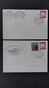 Neuenburg-Varel-Ellenserdamm-Bahnpoststempel-Ansichtskarten-Bahnhof Neuenburg/Vb - Bild 1 von 2