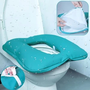 Soft Toilet Seat Cushion,Washable Hose Fill,Bedside Commode Cushion, Universa... - Picture 1 of 6