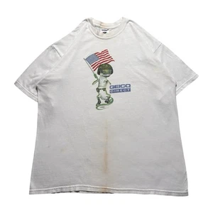 Vintage Geico Direct Military USA Promo T Shirt Men's XL - Picture 1 of 6