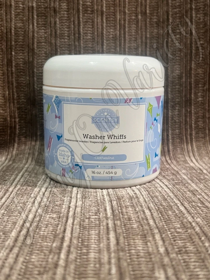 Contenedor Scentsy Washer Whiffs - Tendedero - 16 oz (descontinuado) Foto 1 de 1