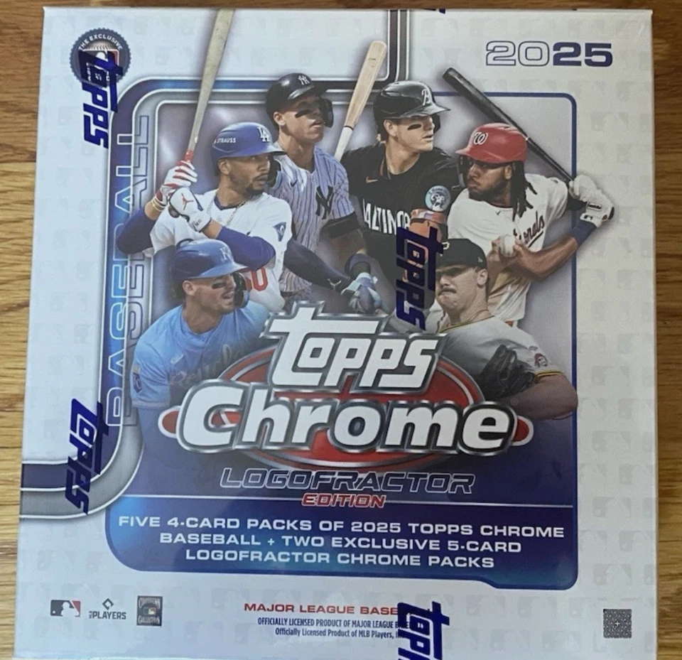 2025 Topps Chrome Logofractor Edition Baseball Hobby Box