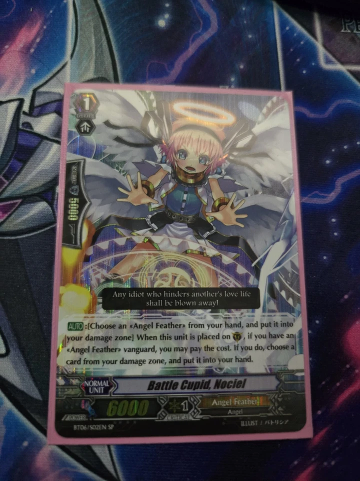 Bushiroad Cardfight!! Vanguard Battle Cupid, Nociel BT06/S02EN SP Angel Feather - Image 1 of 4