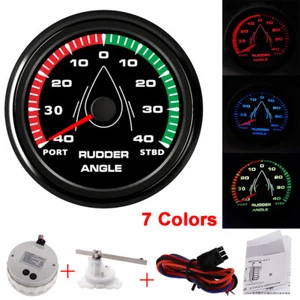 85mm Boat Rudder Angle Gauge Meter Marine Indicator 0-190ohms with Mating Sensor - Picture 1 of 16