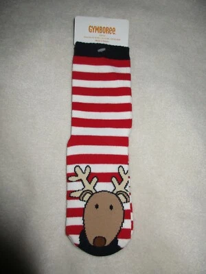 Gymboree Reindeer Striped Socks S 5-6 NWT - Image 1 of 4