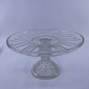 EAPG Wisconsin (Beaded Dewdrop) By US Glass 8 1/4" Cake Stand # 15079 - Bild 1 von 5
