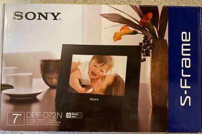 SONY DPFD72N/B 7" LCD DIGITAL PHOTO FRAME - Image 1 of 4