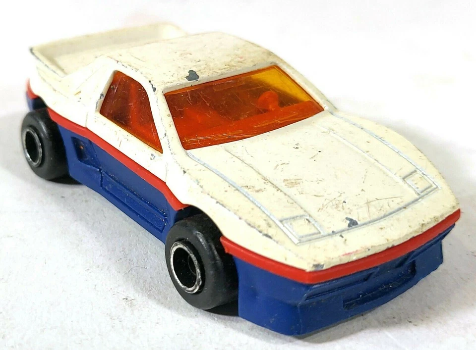Majorette 206 Pontiac Fiero Bianco 1/55 Vintage Pressofuso Auto Francia – - Immagine 1 di 3