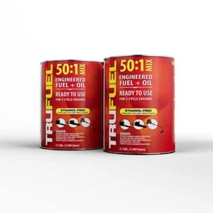 TruFuel 50:1 Pre-Mixed Fuel 2.1 Gal Ethanol-Free for 2-Cycle Engines (2-Pack) - Picture 1 of 4