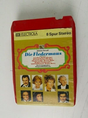 8 track Cassette Kassette 8 Spur Johann Strauß Die Fledermaus E-1194 - Bild 1 von 4