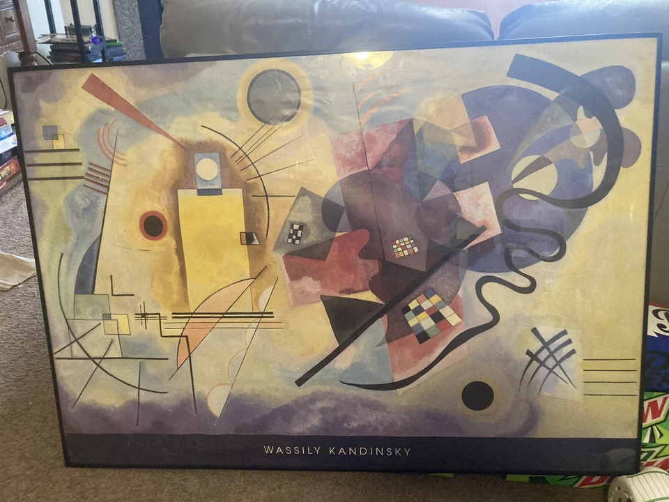 Yellow-Red-Blue abstract painting by Wassily Kandinsky Art Print - Image 1 of 1