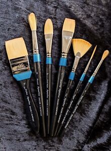 Daler Rowney Aquafine watercolour artists brushes - multiple shapes and sizes