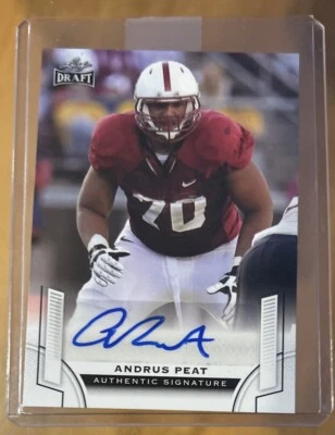 2015 Leaf Draft - Autographs #BA-AP1 Andrus Peat (AU, RC) Stanford / Steelers - Image 1 of 2