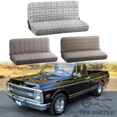 Manta de sillín de maletero para Chevy C10 C20 C30 cubiertas de asiento de banco delantero tamaño completo Foto 1 de 4