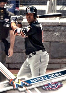 2017 Topps Opening Day #12 Marcell Ozuna miami marlins - Picture 1 of 2