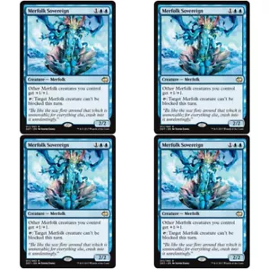 4 x MERFOLK SOBERAN CASI NUEVO Merfolk vs Goblins Magic The Gathering Azul - Merfolk Raro - Imagen 1 de 1