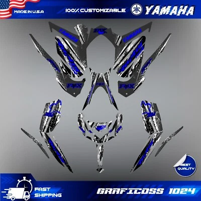 Yamaha Raptor 700 700R Kit Gráficos 2013 2018 2022 a 2025 Calcomanías Pegatinas ATV Foto 1 de 4
