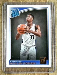 2018-19 Donruss Rated Rookie KOSTAS ANTETOKOUNMPO #185 Mavericks Card  - Picture 1 of 4