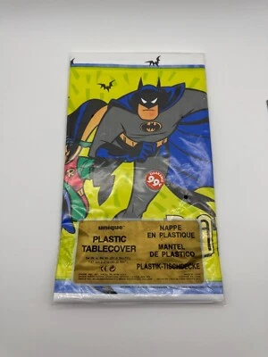 Mantel de plástico vintage Batman & Robin Carnival Capers 54" X 84" DC Comics 19 Foto 1 de 4