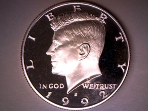 S 1992 **Prueba** Medio dólar Kennedy **Envío gratuito** - Imagen 1 de 2
