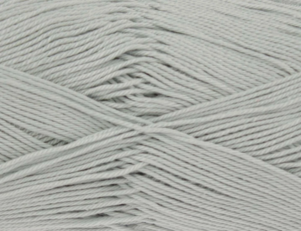 Reino Cole GIZA Hilo De Algodón 4ply 50g 2193 PLATA - Imagen 1 de 1