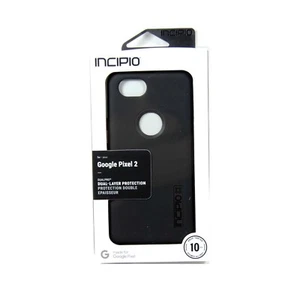FUNDA INCIPIO DUALPRO PARA GOOGLE PIXEL 2 PROTECCIÓN CONTRA GOLPES NEGRA NUEVA GG-015-NEGRO - Imagen 1 de 2