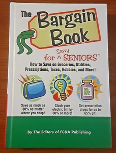 The Bargain Book for Seniors HC 2005 Self Help How to Save Money Free dollars HB - Picture 1 of 9