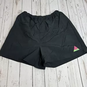 Vintage Sun Gear Retro Logo Swim Shorts Mens Large Black 4" Inseam - Picture 1 of 10