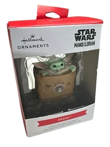 Hallmark Disney Star Wars The Mandalorian GROGU Christmas Tree Ornament - Picture 1 of 3
