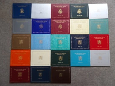 Vatican full regular coins sets 2002 - 2024 BU 1 cents 2 euro 3,88 - Image 1 of 4