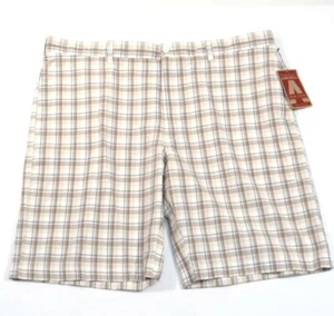 Perry Ellis  America Plaid Flat Front Cotton Casual Shorts Men's NWT - Picture 1 of 2