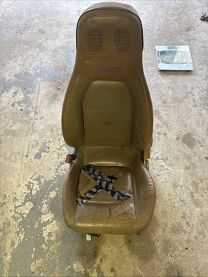 Сиденье водителя 1990 - 1997 Na Mazda Miata версия M, кронштейн динамиков желтовато-коричневая кожа - Изображение 1 из 4