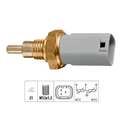 FACET 7.3277 Coolant Temperature Sensor Fits Fiat Coupe 1.8 16V 2.0 20V - Image 1 of 4