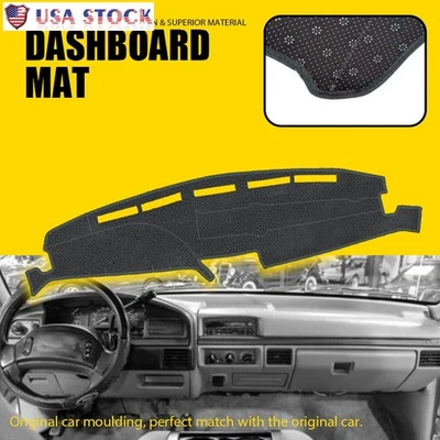 Alfombrilla protectora para tablero de instrumentos de coche Ford F-150 F-250 F-350 F450 1992-1996 Foto 1 de 4