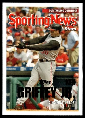 2005 Topps Updates & Highlights Ken Griffey Jr. Cincinnati Reds #UH162 - Image 1 of 2