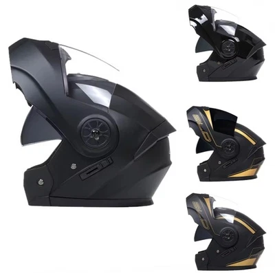 Casco Moto Modulare Ribaltabile Omologato ECE 22.05/22.06 Doppia Visiera Uomo Do - Immagine 1 di 4