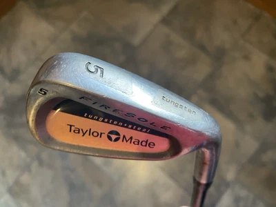 Taylormade Firesole Titanium 5 Iron S-90 Graphite BUBBLE Shaft  ORG Grip 38.5" - Image 1 of 4