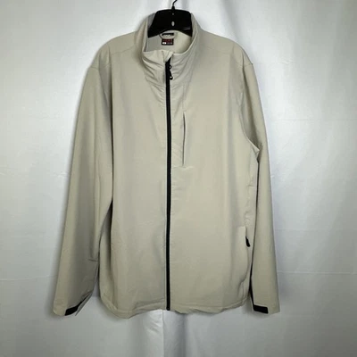 32 DEGREES HEAT Therma Pro Lightweight Full Zip Jacket Mens Beige XL #1944 - Image 1 of 4