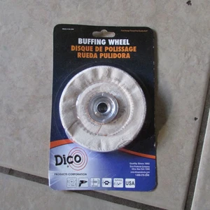 Rueda de pulido Dico para metal/plástico, etc. - 4" mediana - 1/2" eje - EE. UU. (13 B) - Imagen 1 de 2