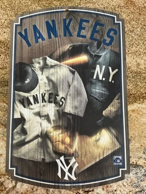 MLB New York Yankees 1927 Throwback Wooden Sign Wall Hanging  - Image 1 of 4