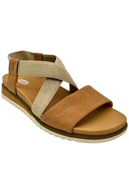 Sandalia de cuña para mujer Dr. Scholls Islander abedul Foto 1 de 3