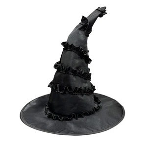 Witch Hat Satin Cap Costume Accessory for Christmas Fancy Dress Party Favors - Picture 1 of 5