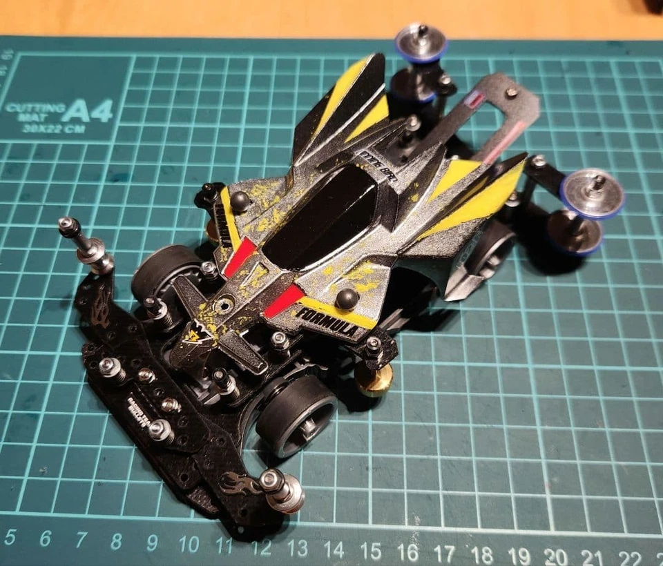 Tamiya Mini 4WD Custom Finished Model Metal Bearings Used - Image 1 of 4