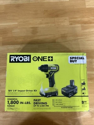 Ryobi ONE+ 18V Impact Driver Kit (PCL235K2SB) - Image 1 of 3