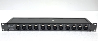 Hosa PDR-369 12-point XLR Balanced Patchbay Tested & Working! - Image 1 of 4